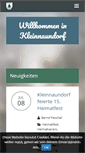 Mobile Screenshot of kleinnaundorf.de