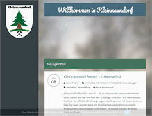 Tablet Screenshot of kleinnaundorf.de